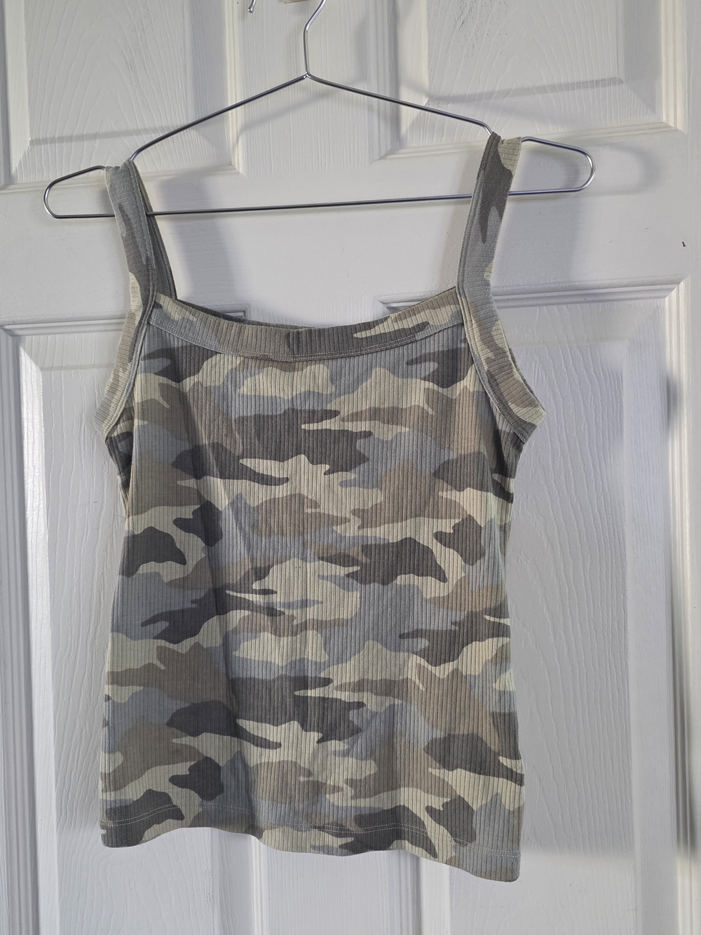 American Eagle Olive Ribbed Tank Top